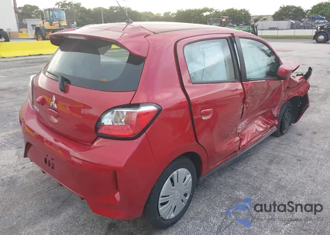 2024 Mitsubishi Mirage Es/Le z USA, uszkodzony, nr VIN ML32AUHJ5RH014987